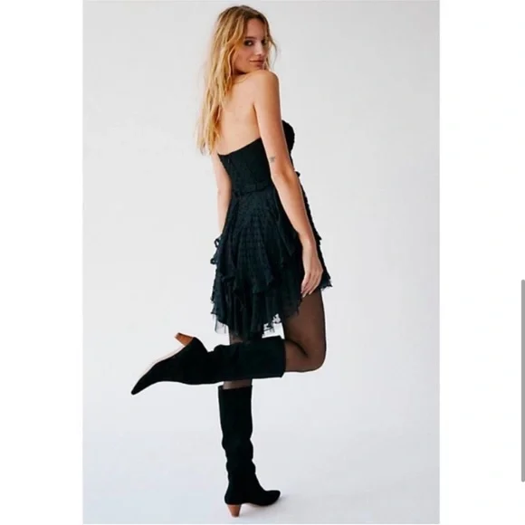 🖤✨ SPELL & GYPSY X FREE PEOPLE Mira Bustier RaRa Dress• BNWT $499• HTF•Rare🖤✨ - Picture 3 of 8